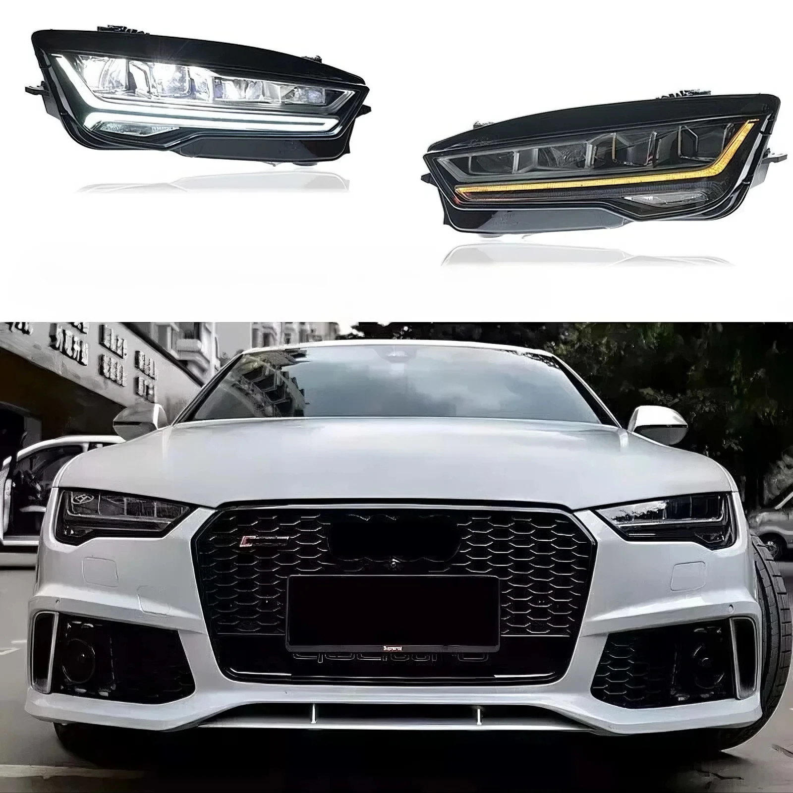 

A7 2016-2018 Пара светодиодных фар в сборе