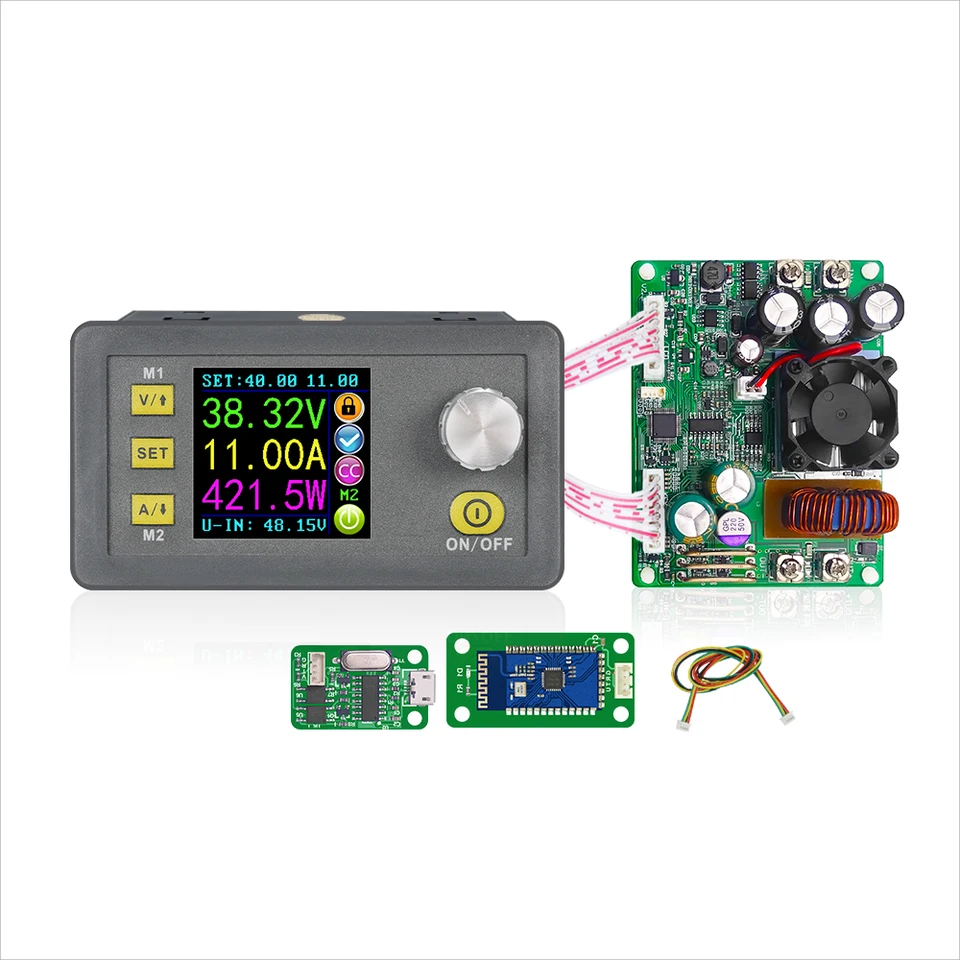 Módulo Reductor DPS5015 50V 15A Con Pantalla LCD, Regulable Y Programable Para Fuente De Alimentación