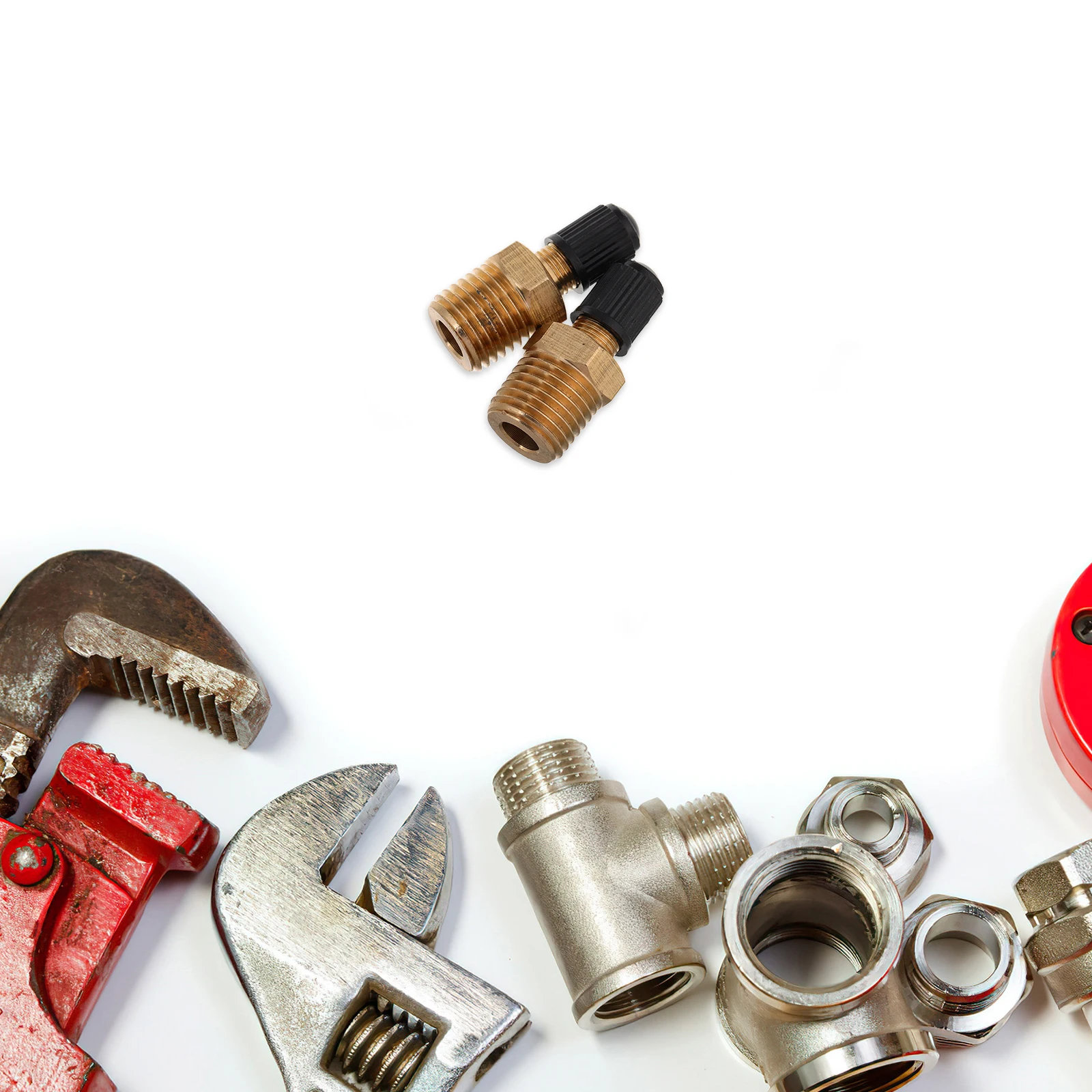

2pcs Air Compressor Valve Core Replacement Parts Brass Unloader Hose Tank Exhaust Relief Tube Precision Control Easy