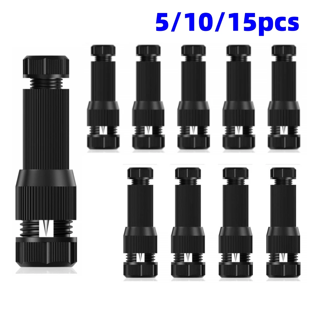 5/10/15pcs Low Voltage Wire Connectors, Fastlock Wire Connector for Landscape Lighting 12/14/16/18 Gauge Cable Piercing Replacem