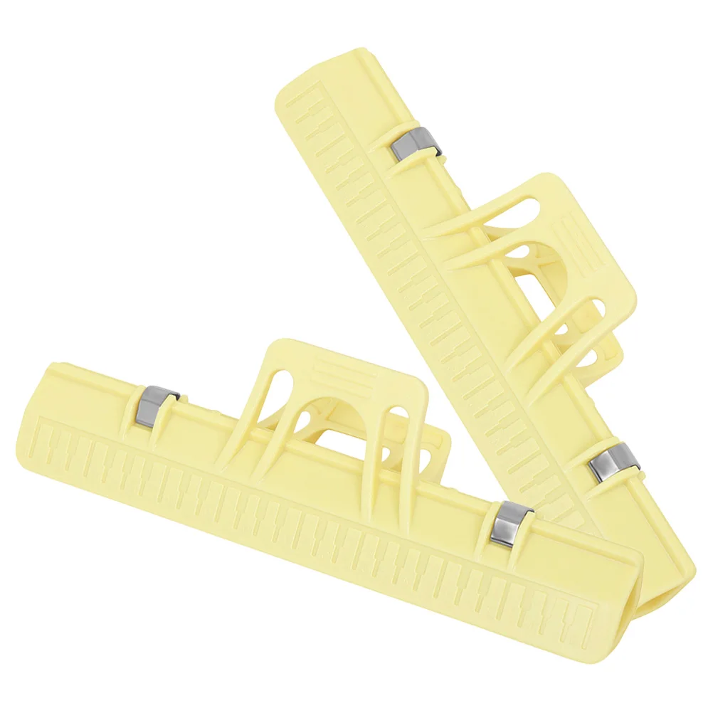 

2 Pcs Page Holder Clip Book Piano Bookend High Quality Spring Steel for Notation Clips