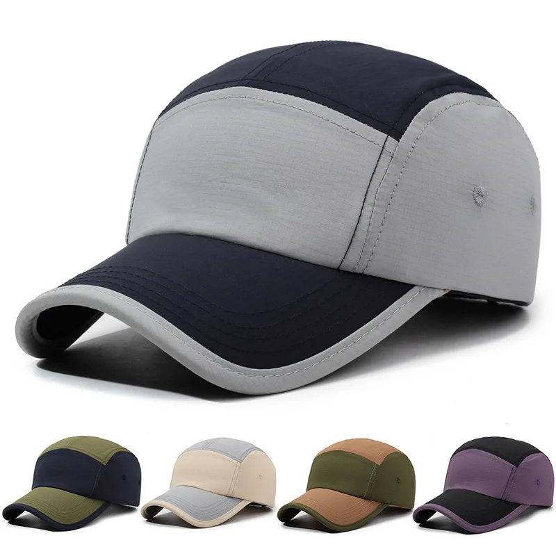 

Summer New Color Block Quick Dry Hat Women Breathable Sun Protection Outdoor Baeball For Caual Sport Workout Sport Cap