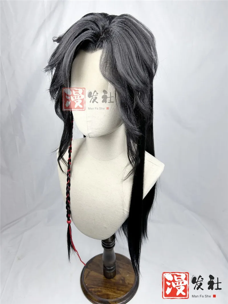 Styled Hua Cheng San Lang Cosplay Wigs Customized Cos Wig Tian Guan Ci Fu Heaven Official’s Blessing HuaCheng Cos Wigs Props