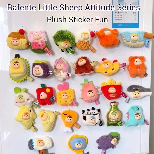 Bestie Lamb Mini Tutto ha un'attitudine Scatola cieca Adesivi creativi per frigorifero in peluche Decorazioni per la casa Scatola misteriosa Regali a sorpresa