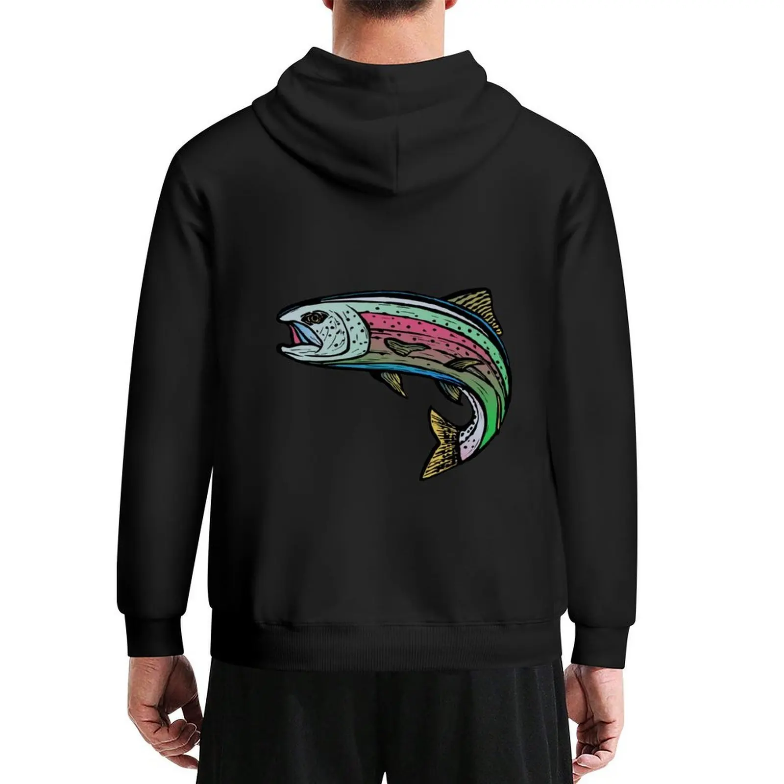 

Trout Trout Trout Hoodie clothes for men men's sweat-shirt set graphic t shirts men blouse new features of hoodies & sweatshirts