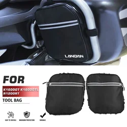 Sac de cadre de pare-chocs de moto étanche, placement d'outils de réparation, sacs de rangement pour BMW K1600GTL, K1600, R1200 RT