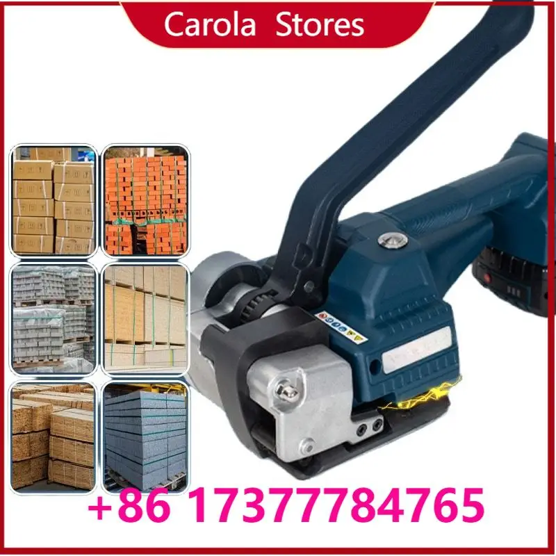 Quick Shipment Automatic Aluminum Wire Strapping Machine, U-Type Aluminum Nail Sealer for Roll Plastic Bag & Ice Bag Fast