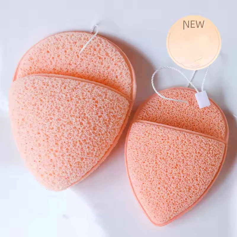 3 個の水滴型手袋洗顔スポンジ - フェイシャルケア用のディープクレンジングパフ、ポータブルで旅行に便利なスキンクレンジングツール