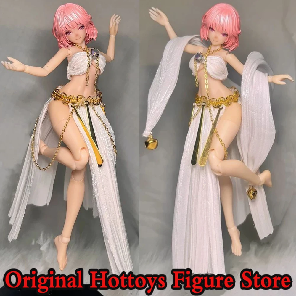 

1/12 весы, комплект одежды для женщины-солдата, экзотическое очаровательное белое платье танцовщицы, подходит для 6 дюймов, экшн-фигурка в виде равлика, модель куклы