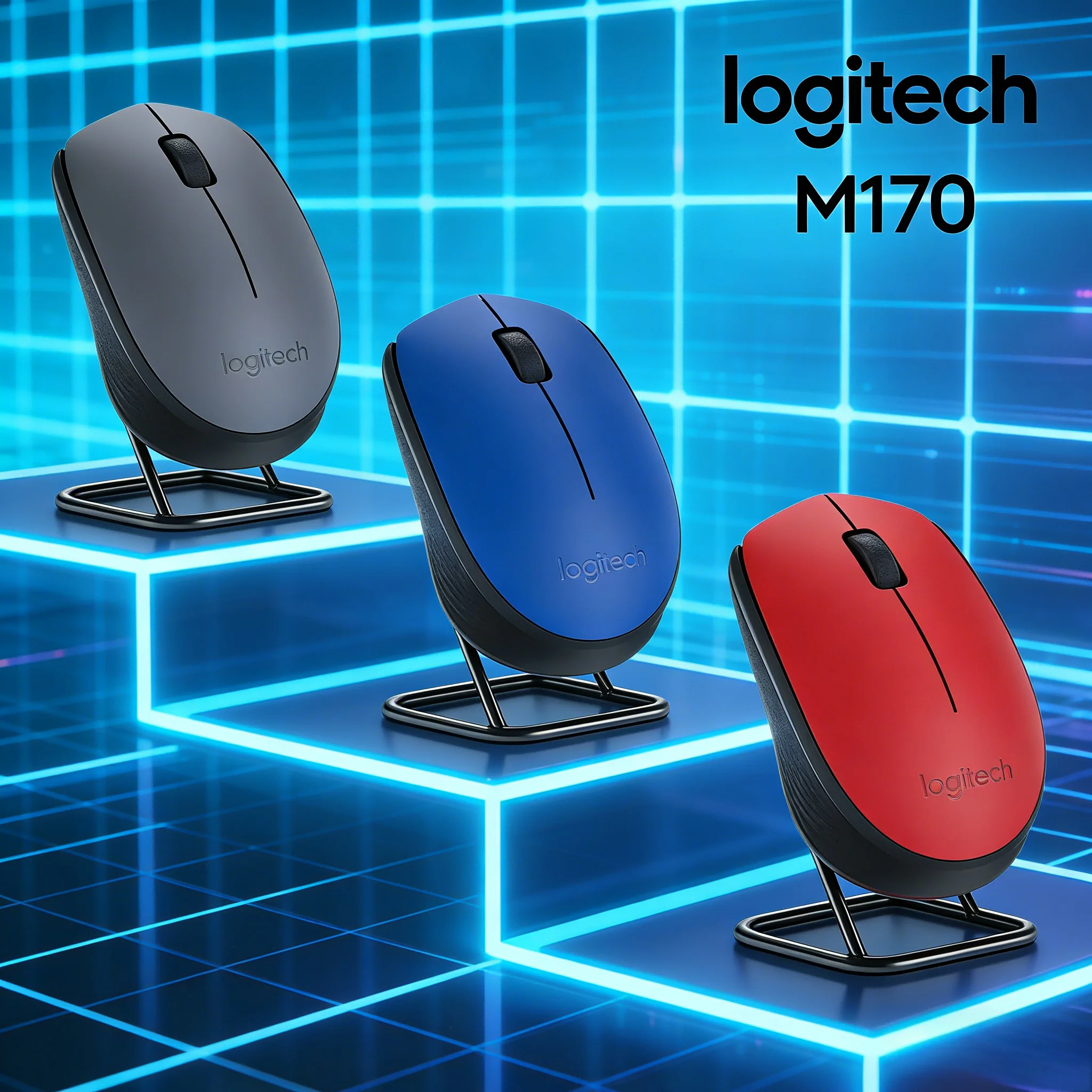 

Limited Offer! Logitech M170 Wireless Mouse, Anti-Slip Comfort & USB Dongle