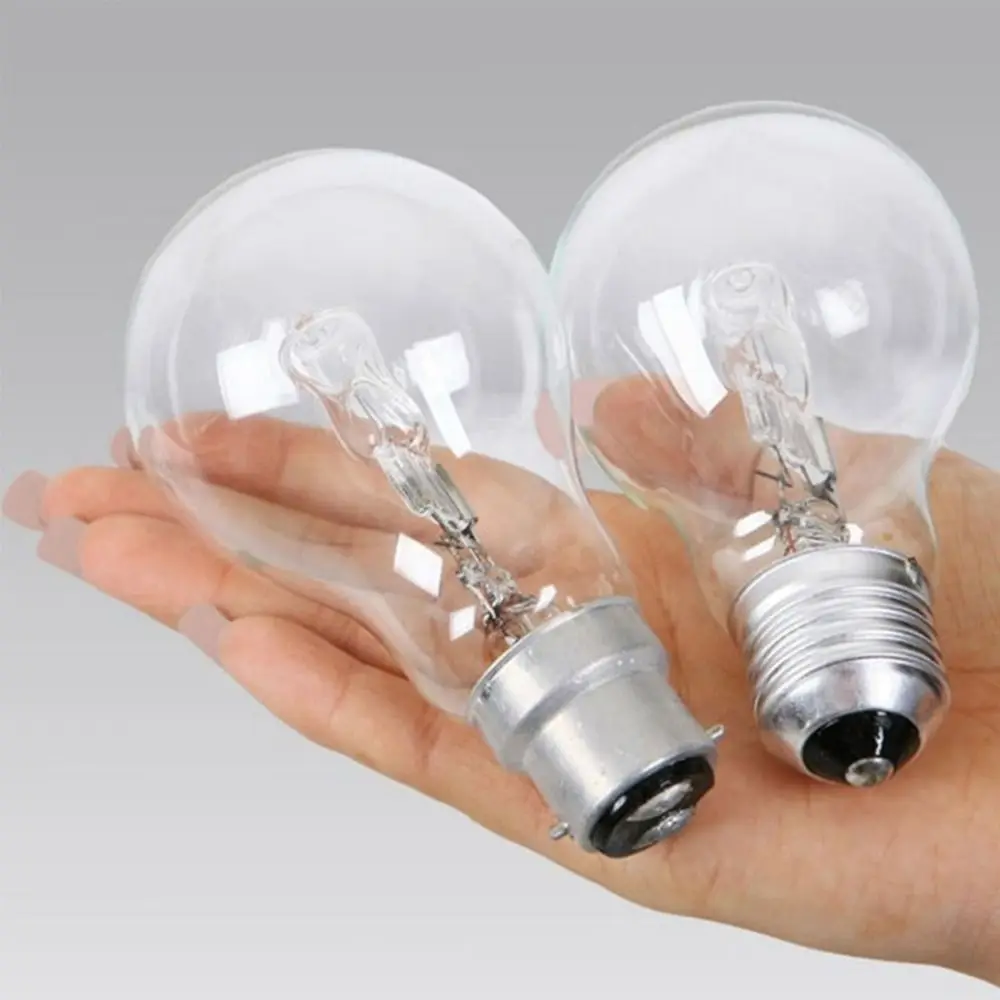 A55 E27 28W-100W Replace Lamps Halogen Bulbs Halogen energy-saving lamps candles pointed bulbs Tungsten halogen lamp