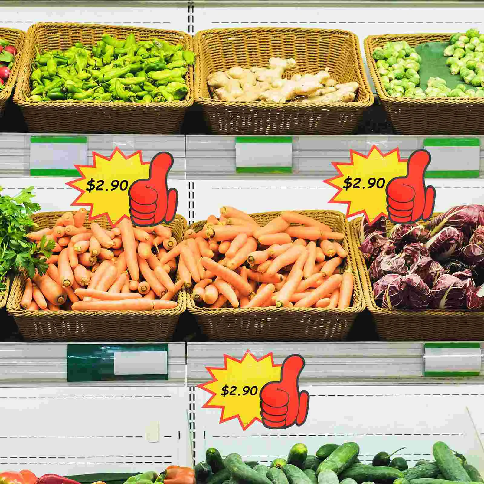 100 Pcs Price Tag Sale Sign Explosion Stickers Pricing Tags for Retail Paper Sales