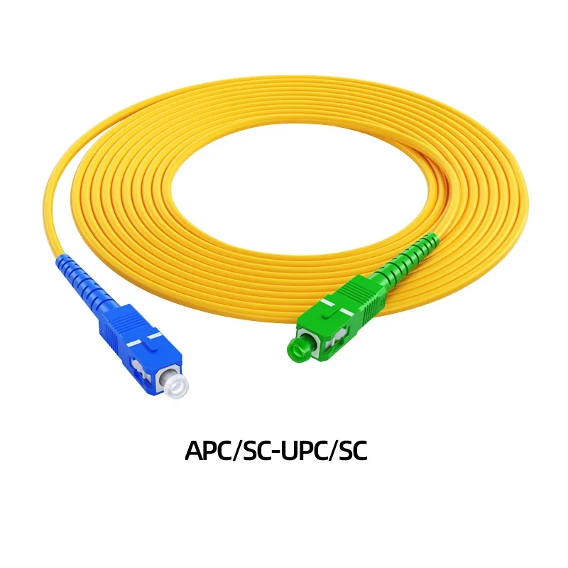 5 STKS SCUPC-SCAPC Glasvezel Patch Cord Single Mode (SM Single-core 3.0mm Glasvezel Jumper Aanpasbare Connectors 1 M-50 M