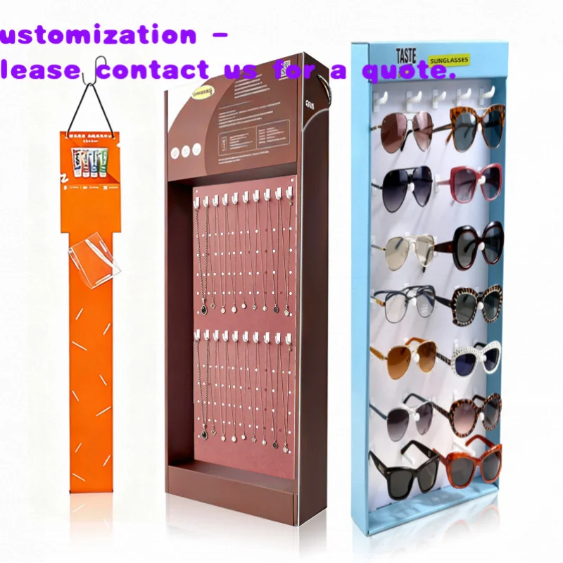 custom.Custom Supermarket Corrugated Power Wing Displays Paper Hook Display Stand Cardboard Sidekick Display
