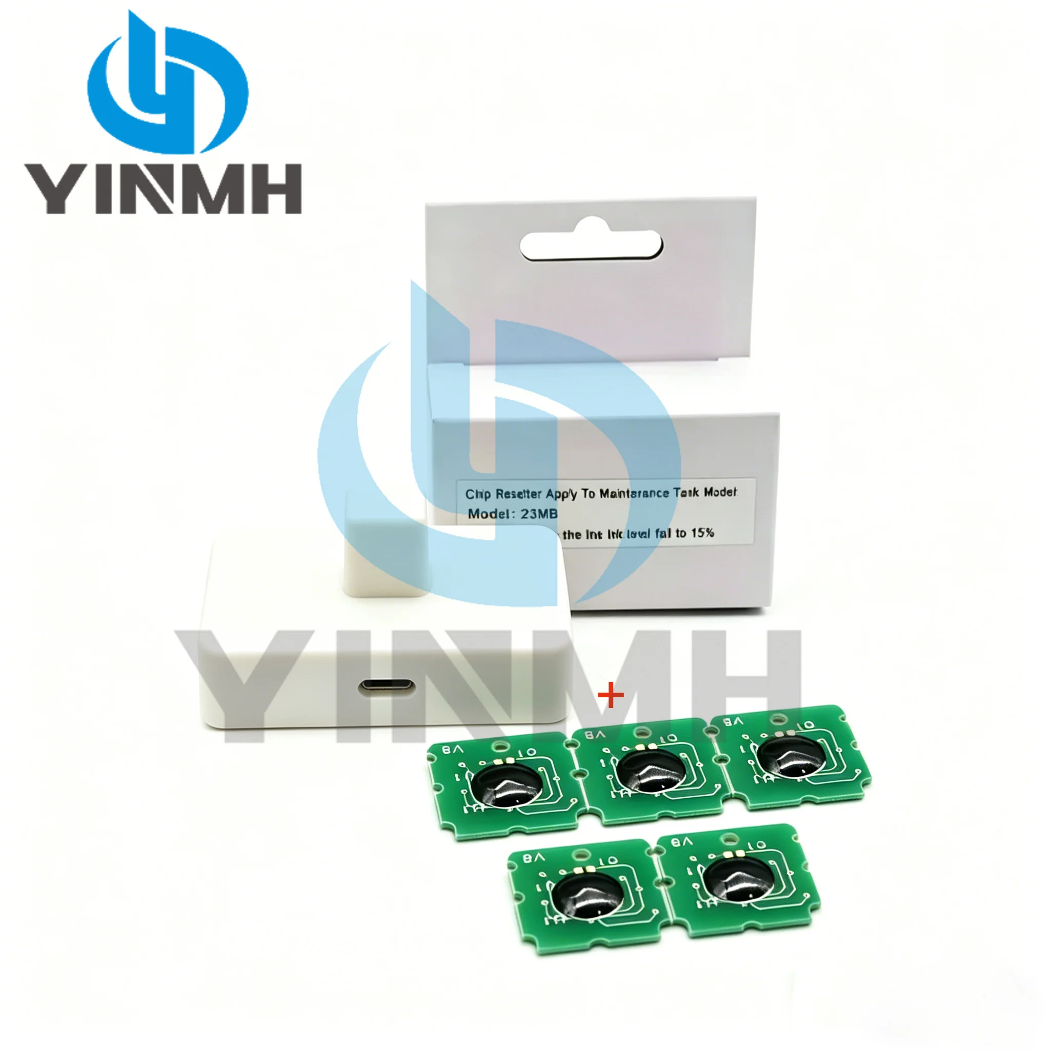 Chip y reseñador de tanque de tinta de mantenimiento SC23MB S13S210125 S2101 para impresora de sublimación de tinta Epson SureColor F170 SC-F170