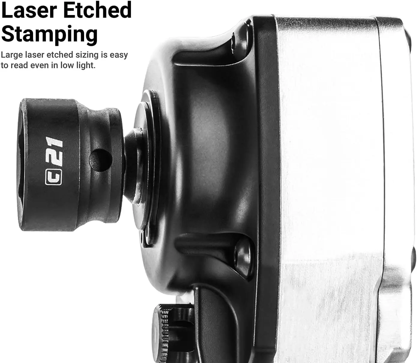 Stubby Impact Steckschlüsselsatz (3/8" Antrieb/metrisches Set)