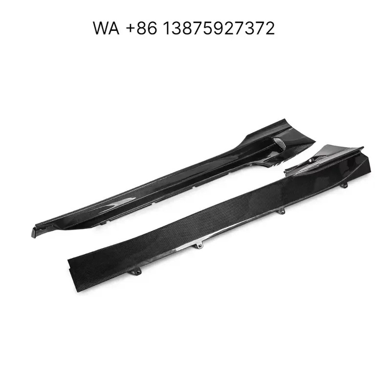 Wmwmnu for DB11 PK Style Dry Carbon Fiber Side Skirts Body Kit Modification Upgrade High Quality Exterior Parts