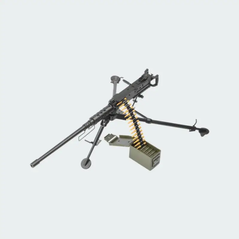 1/6 4d M2 Browning Machine Gun Model Simulation Military Us Army Assembly Toy For Action Figure Soldiers Military Equipment