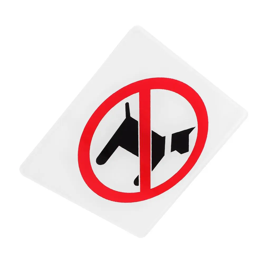 

No Dog Allowed Sign in Use for Door Signage Dogs inside Notice Acrylic Business