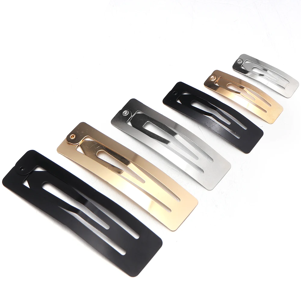 10 Stück/Set Metall-Haarspangen Rechteckige Haarklammern BB-Haarnadeln für DIY-Haarspangen-Herstellung Haaraccessoires – Detail 2