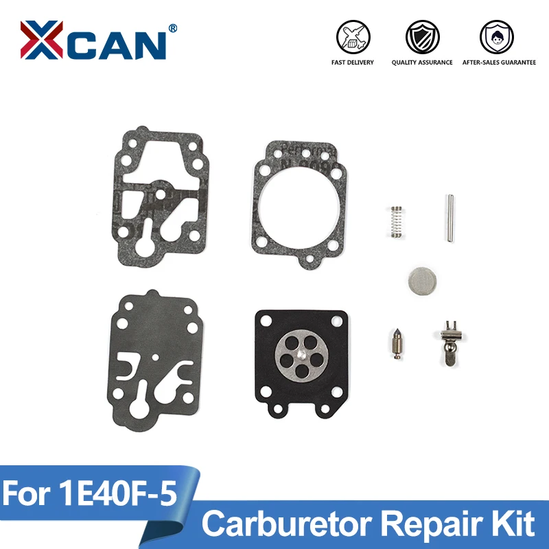 

XCAN Carburetor Repair Kit For 1E40F-5 Brush Cutter Carburetor Carb Grass Trimmer Lawn Mower Carburetor Repair Tools