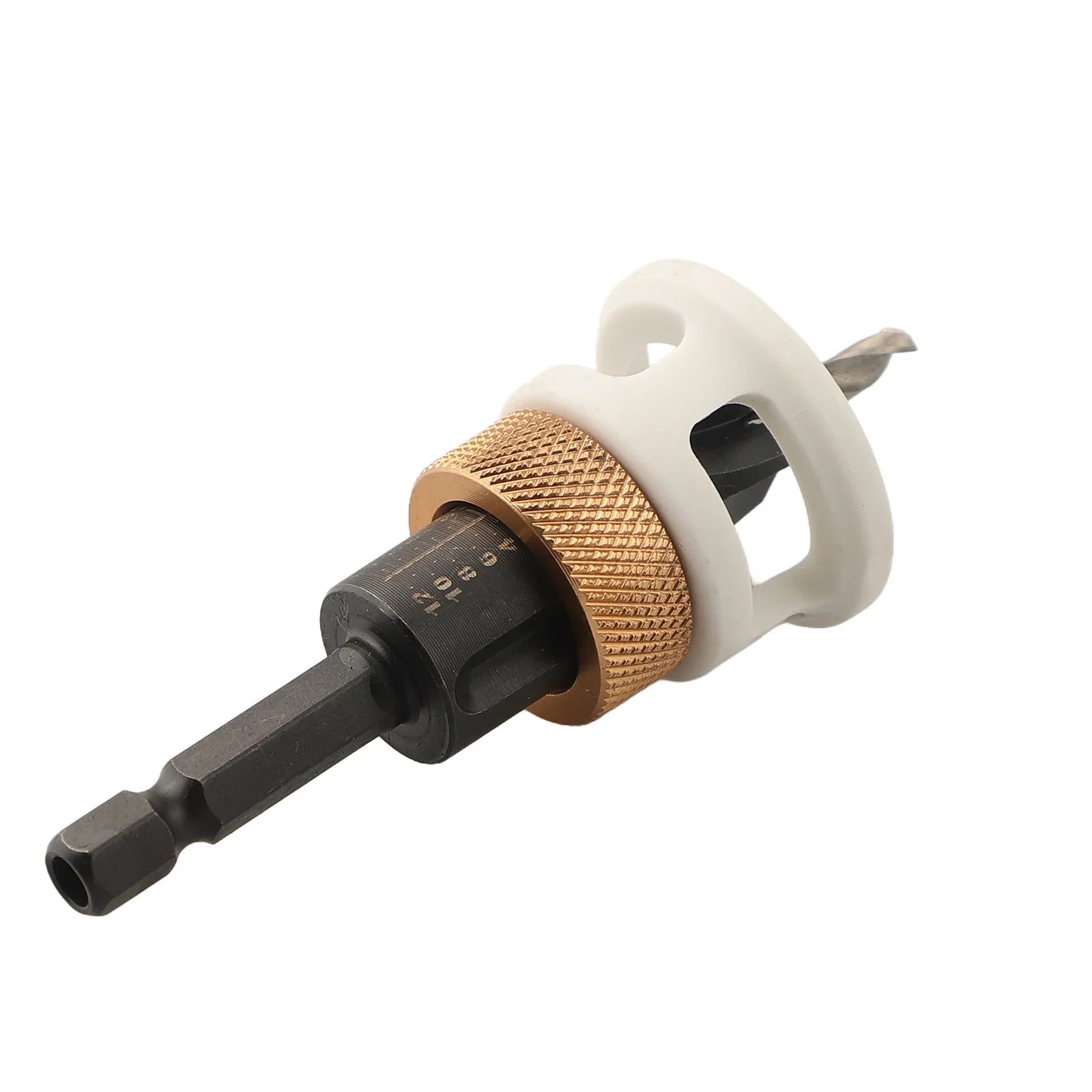 Countersink เจาะ Bits ความลึกหยุด Hex Shank Hole เปิดไม้อลูมิเนียมจํากัด 4 ใบมีดเจาะเครื่องมือ Chamfering