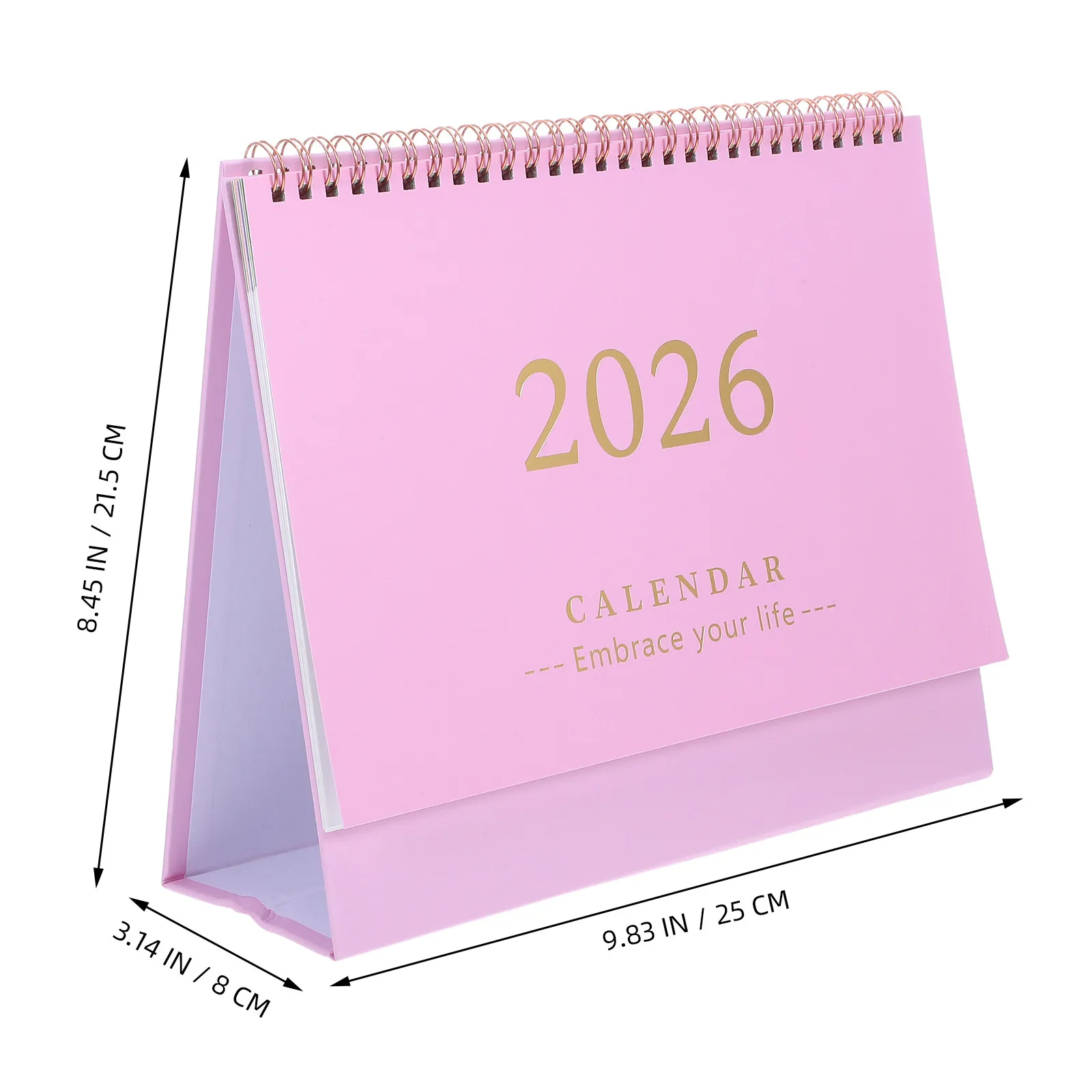 2026 Desk Calendar Green Minimalist Foldable Stand Up Monthly Planner for Office Home Scheduling Time Planner Table Calendar