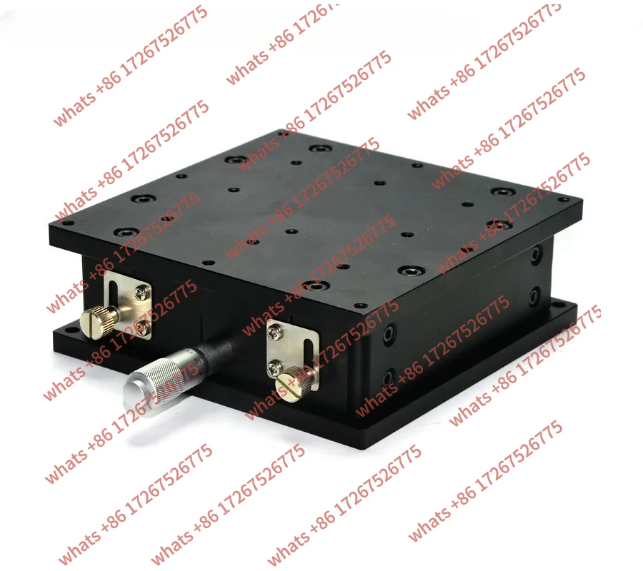

High-precision optical Z-axis slide table, manual lifting motion platform, cross roller guide linear slider