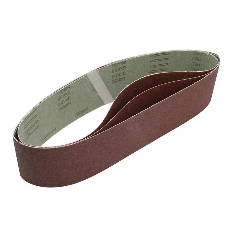 10PCS Sanding Belts 75X533MM กระดาษทรายแถบขัด 40-800 Grits สําหรับโลหะอ่อนขัดงานไม้อุปกรณ์เสริม