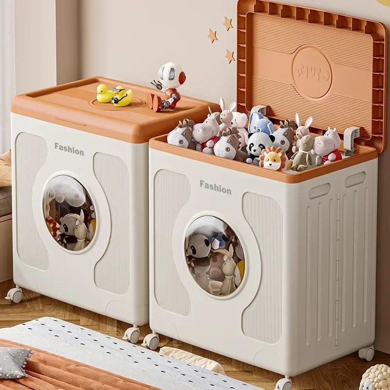 Modern Clothes storage box Organizing box Flip folding Large capacity household toys Storage cabinet Locker