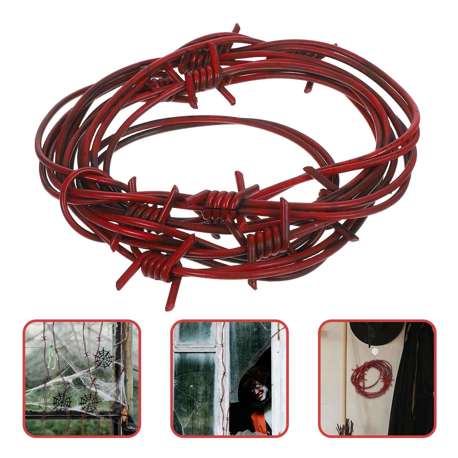 

8.2Ft Plastic Chain Costume Props Haunted Halloween Scary Decorations House Props Halloween Wall Hanging Decor