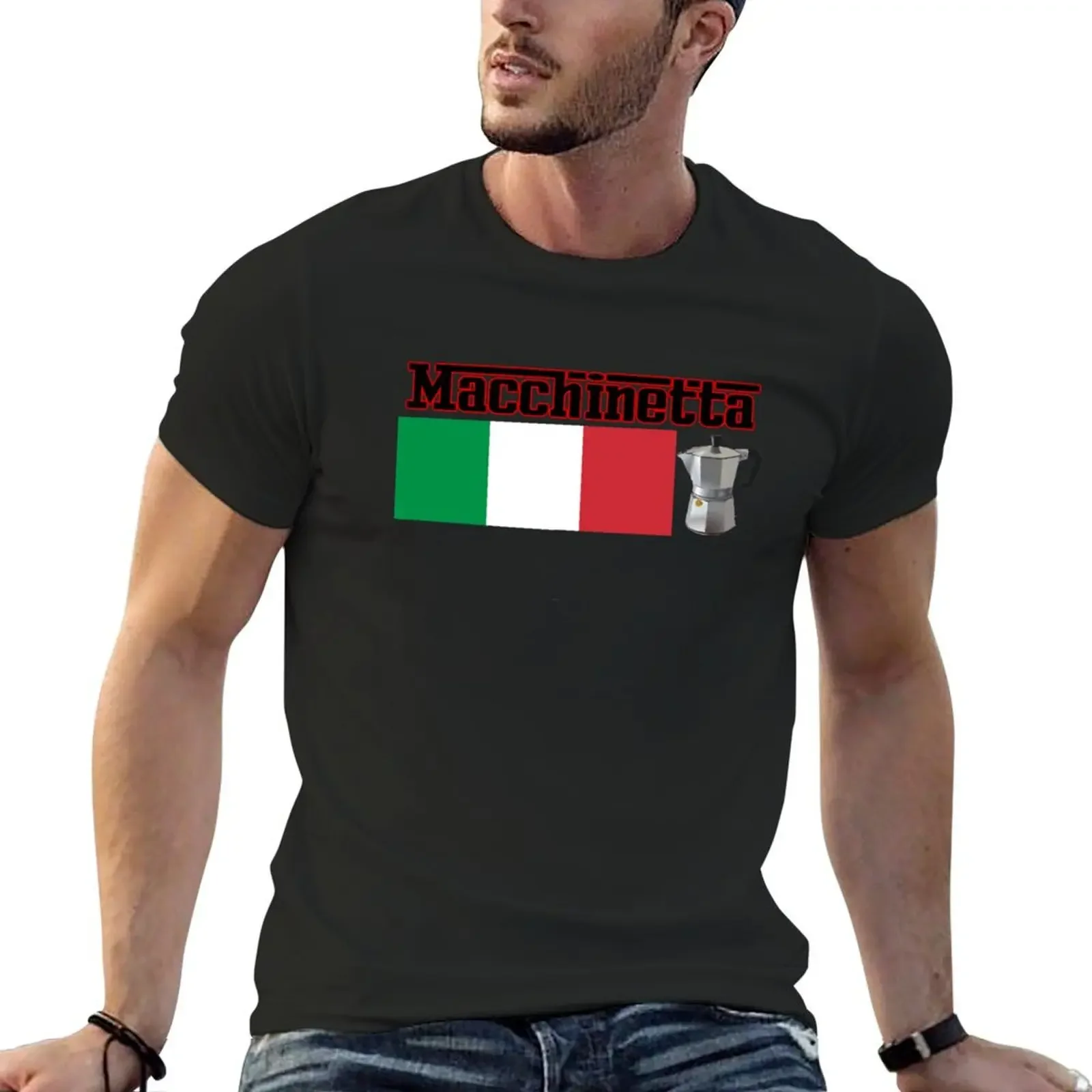 Coffee/Macchinetta/Espresso/Moka Italian pride T-Shirt graphic t shirt vintage customizeds kawaii clothes mens workout shirts