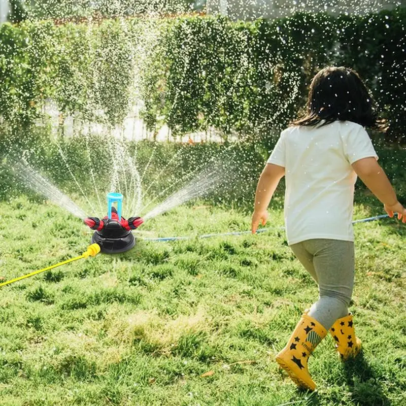 

3 Arm Rotary Sprinkler Automatic Garden Lawn Water Sprinklers Yard Watering Irrigation Tool For Home Whirling Kids Water Toys