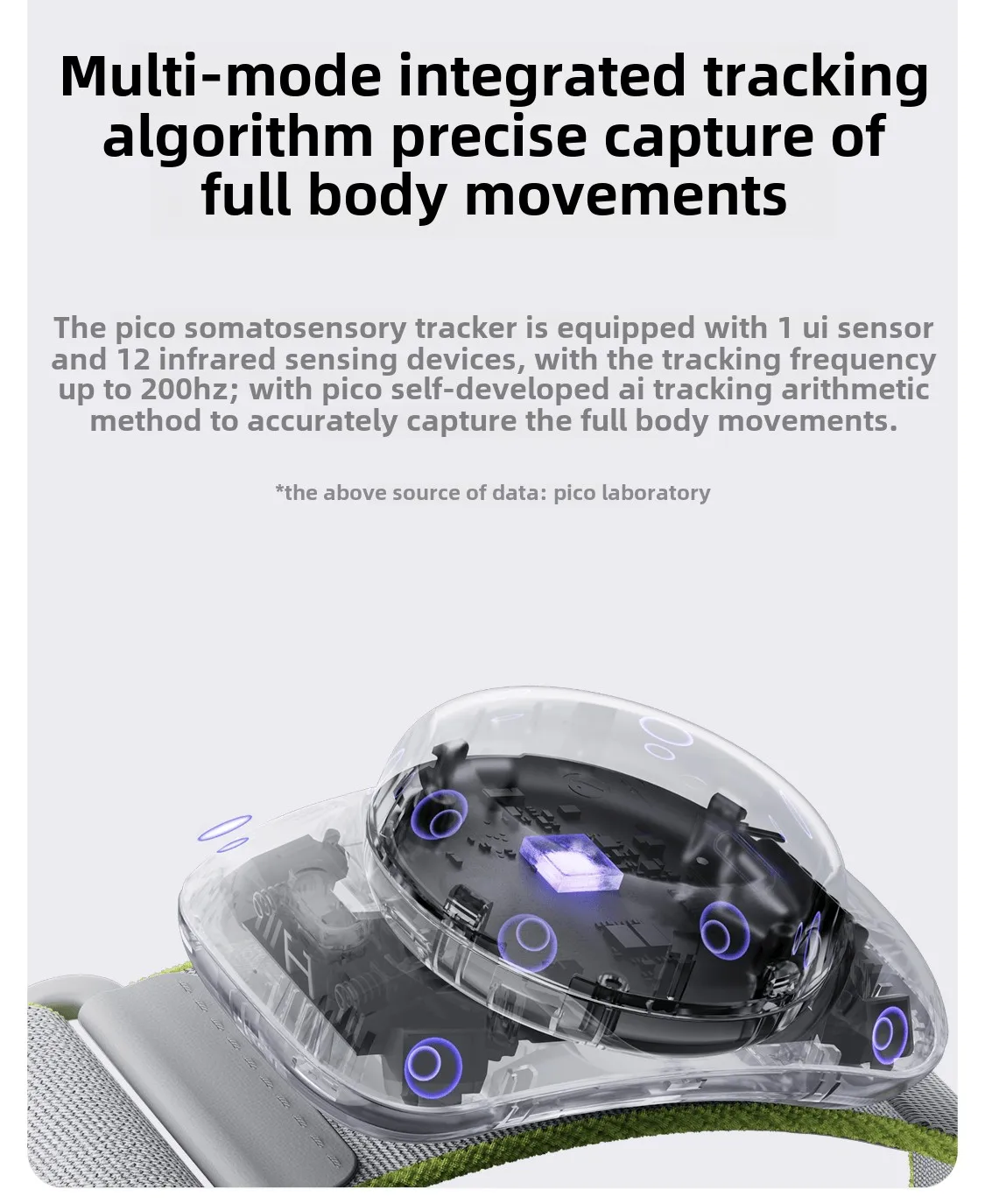 PICO Motion Tracker 2. Generation, Taillen-Tracker, für PICO 4 Ultra/PICO 4 Pro/PICO 4/Neo 3 – Detail 10