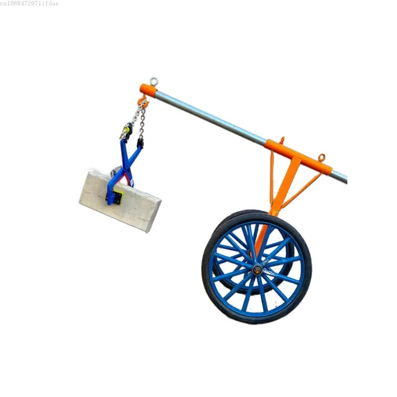 

Kerbstone clip curbstone paver, marble plywood clip curbstone material handling and installation tool vehicle