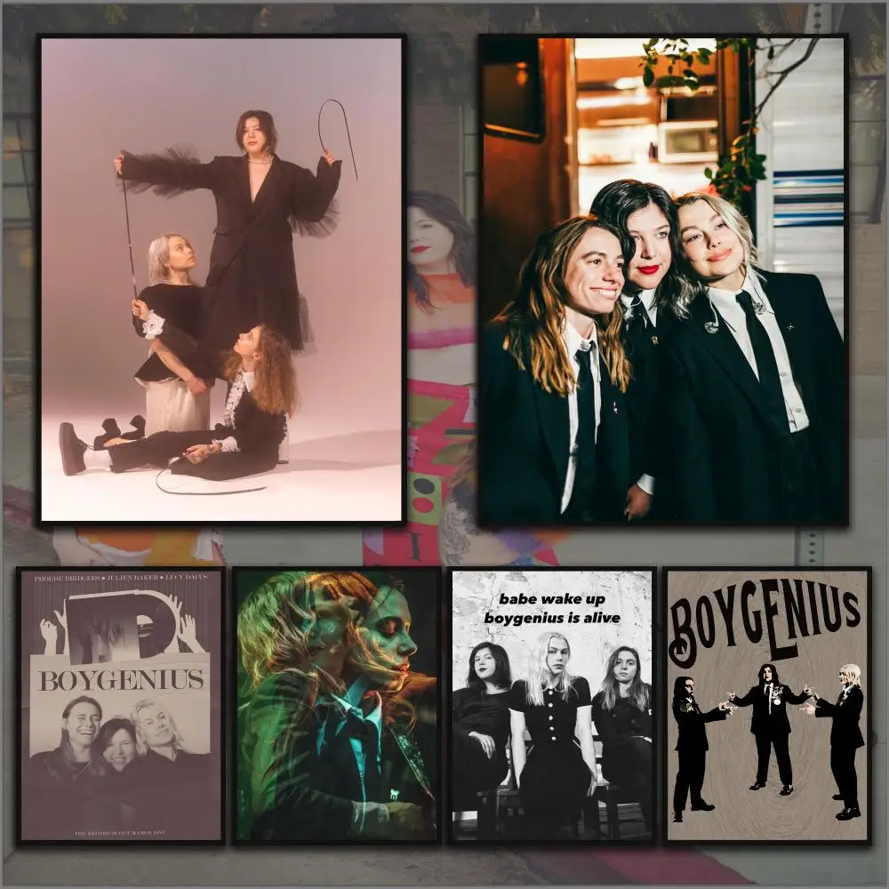 

Poster HD Anime Hot Theme Singer/OST/Movie-Waterproof Self-Stick Home Decor B-Boygenius band singer