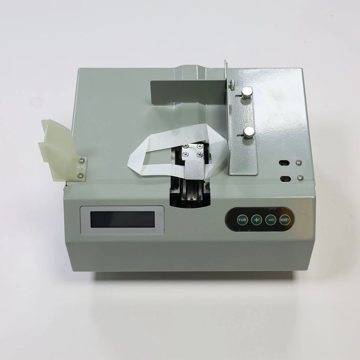 Máquina aplicadora de bandas pequeñas inteligentes de DG-45, máquina de embalaje de bandas para dinero, aplicadora de bandas de moneda de papel