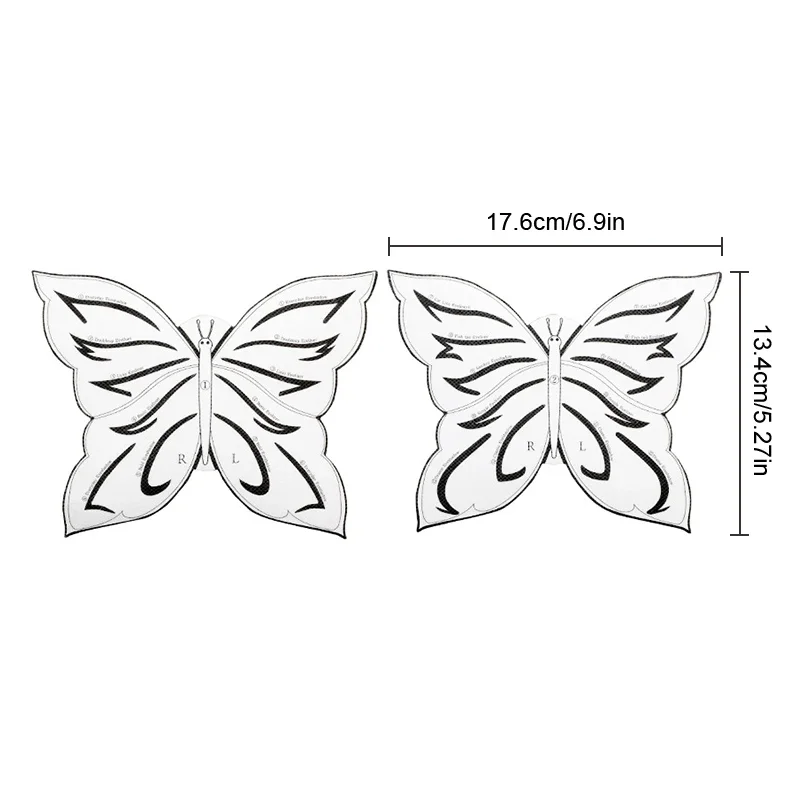 Butterfly Non-woven Eye Makeup Stencils Eyeliner Eyeshadow Template Auxiliary Stickers Lazy Eyeliner Shaping Tool