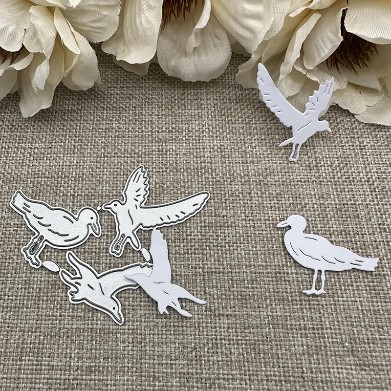 

Seagull bird decoration Metal Cutting Dies Stencils For DIY Scrapbooking Decorative Handcraft Die Cutting Template Mold