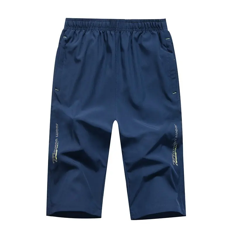 

Men's Casual Sports Pants mid Waist Straight Leg Loose Fit Summer New Sle Outdoor Wear Trendy Brand Khaki Color for Younger...