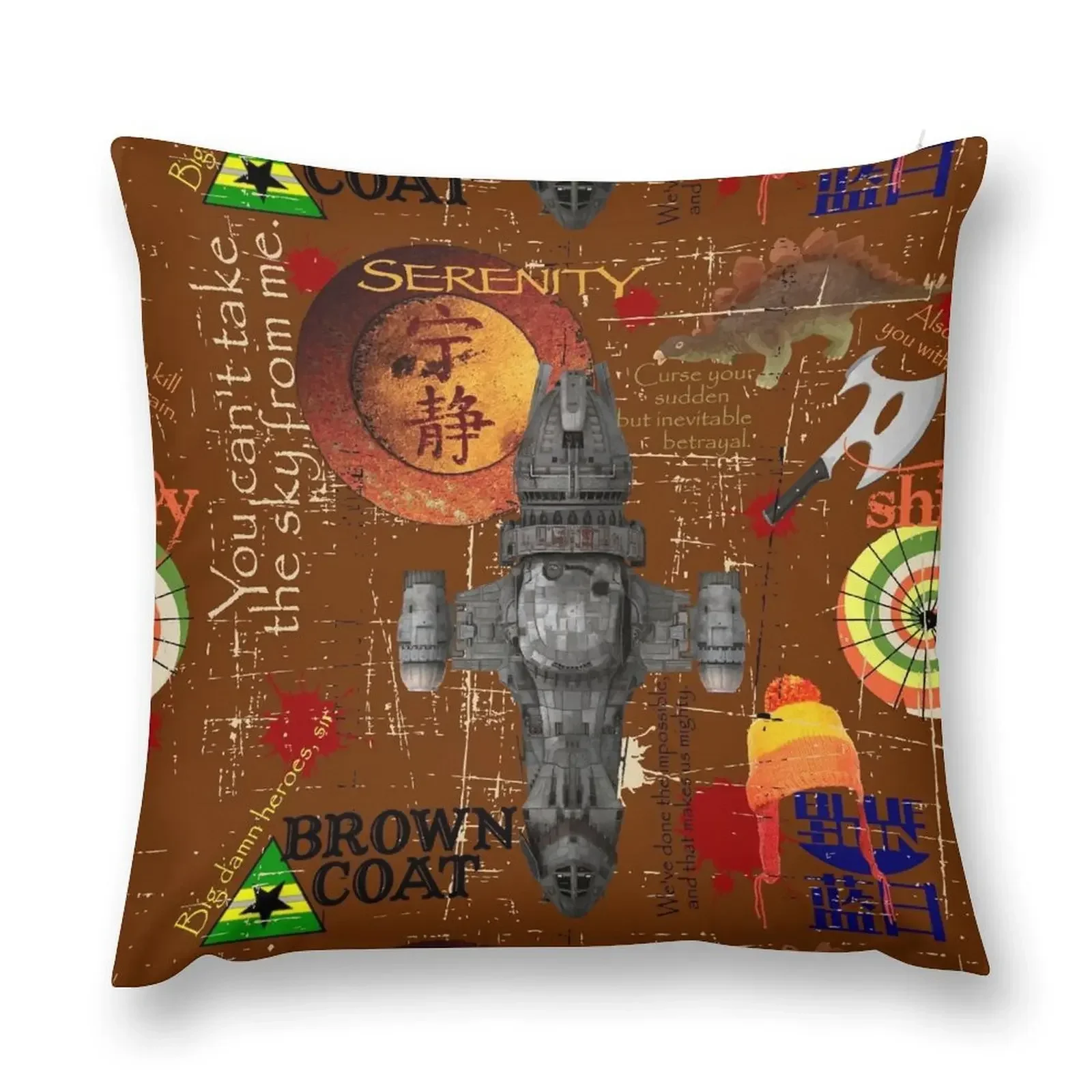 

Big Damn Heroes Throw Pillow Christmas Covers For Cushions Christmas Throw Pillows Covers pillow