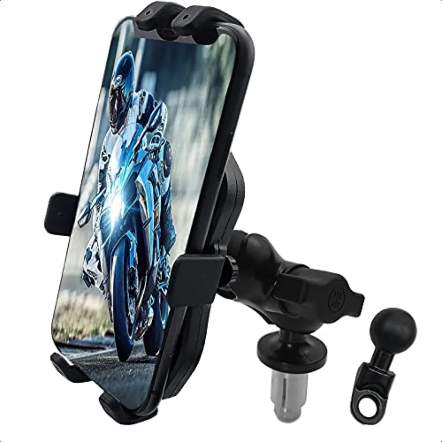

Motorcycle Phone Mount GPS Navigation Bracket Mobile Phone Holder Fork Stem for Suzuki Hayabusa GSXR 600 750 1000 YZF R1 R6 S10