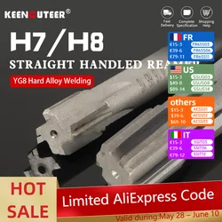 HSS H7/H8 Straight Shank Machine Reamer High Precision Carbide Insert 6mm-20mm Tungsten Carbide Reamer Drilling End Mills