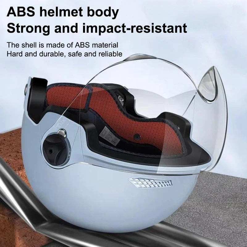 자전거 안전 헬멧 남자와 여자의 성인 어린이 만화 전기 자전거 오토바이 하프 헬멧 고글