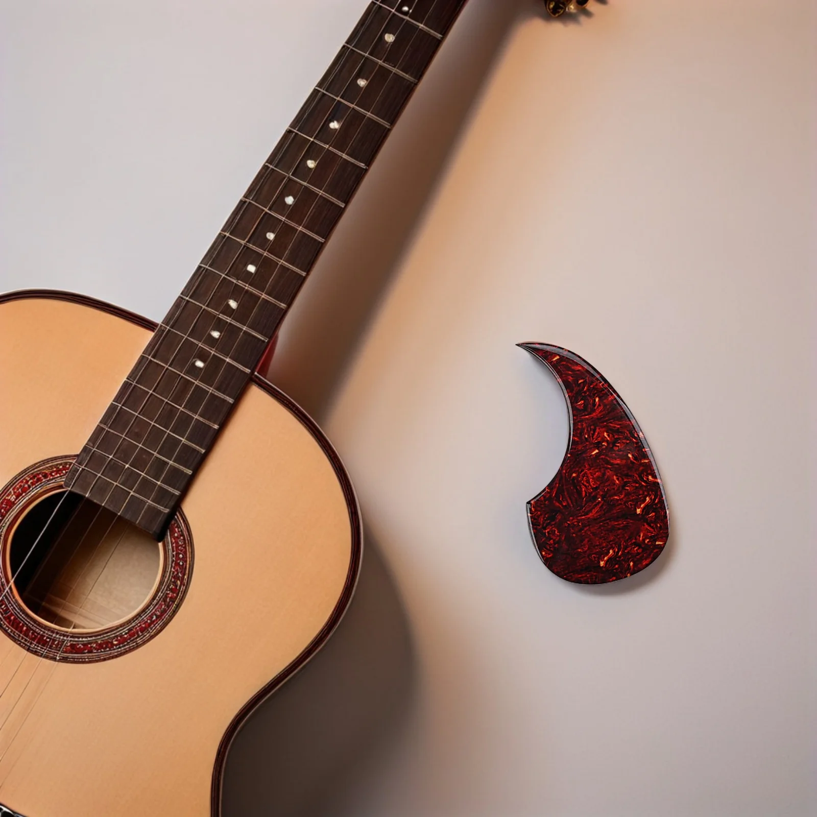 

Acoustic Guitar Pickguard PVC Replacement Self-Adhesive Protection Guitar Protective Sticker Decal