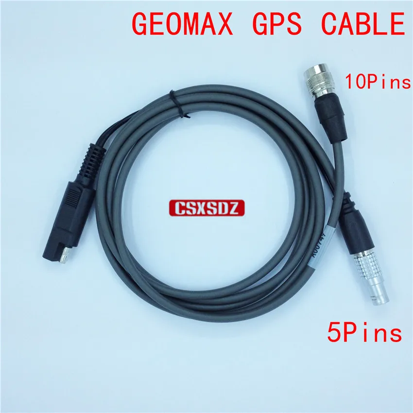 

NEW GEOMAX GPS RTK Cable A00749 PDL Radio Connected To Geomax GPS Host Data Cable A00749,5-Pin To 10-Pin Cable 2m