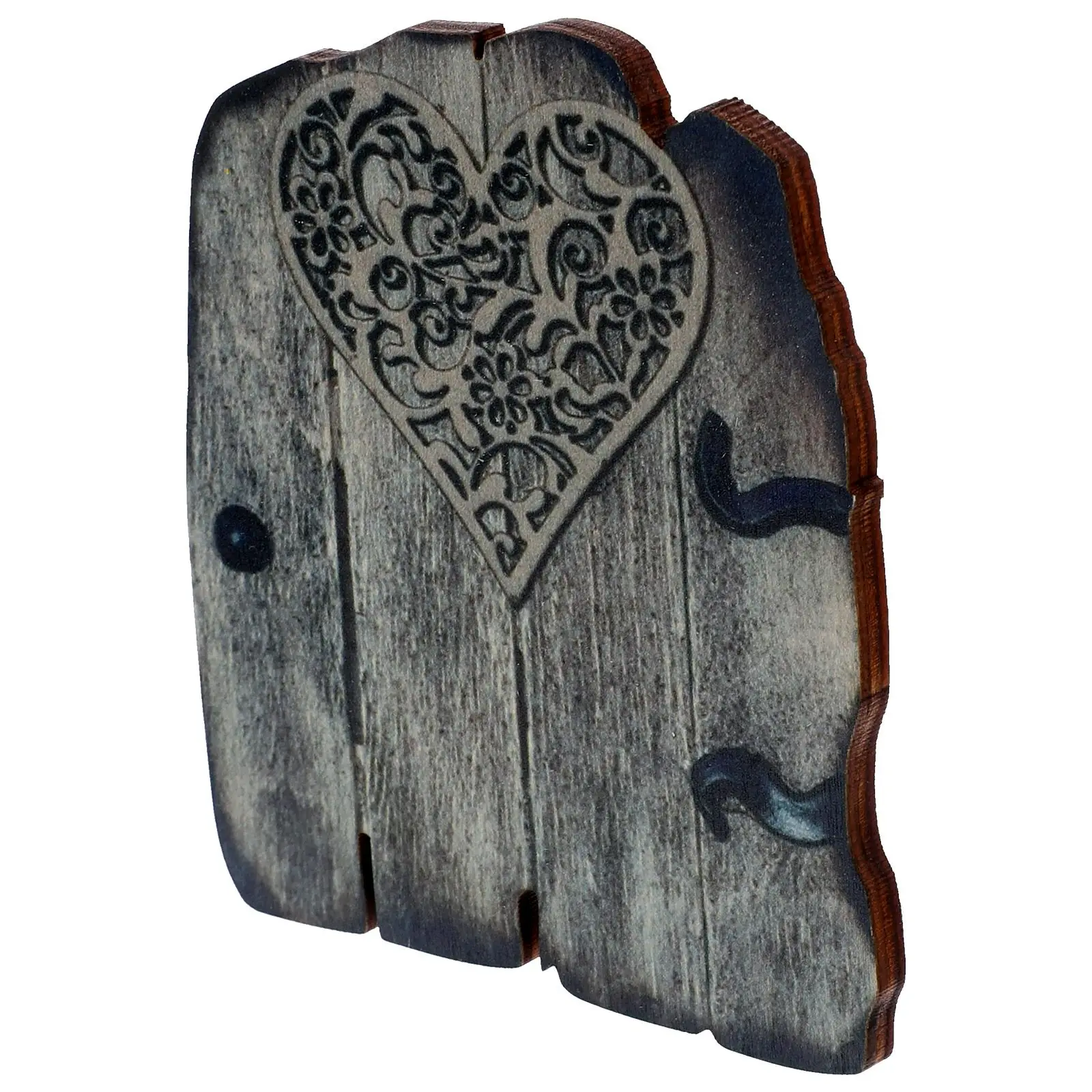 

Fairy Door Ornaments Garden Decor Tree Trunk Miniature Elf Door Statue Durable Wood Outdoor Kids Gift Lively Appearance
