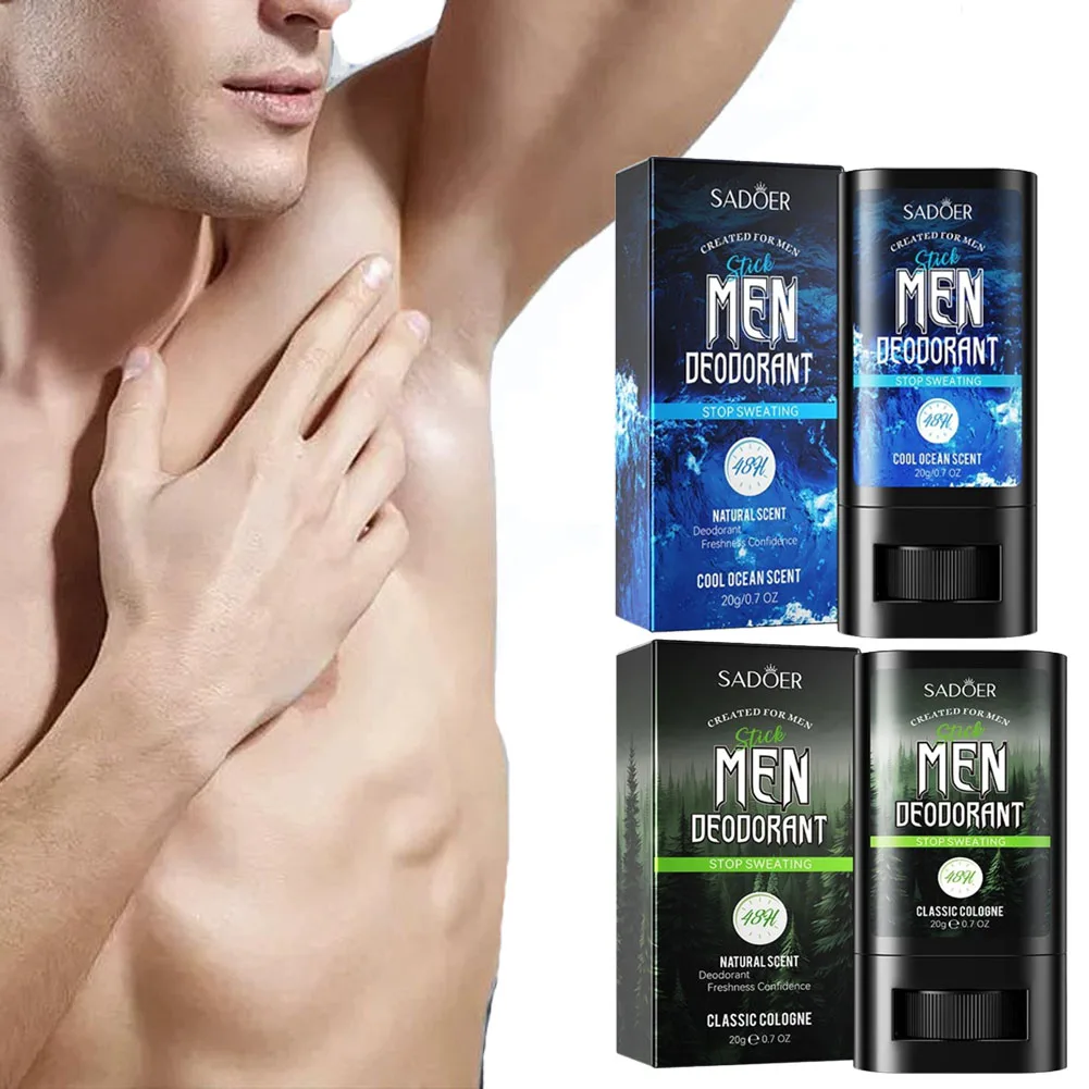

Men's Deodorant Stick, Sweat Resistant, Long-Lasting 48H, Dry, Fragrant, Removes Underarm Odor, Refreshing Stick