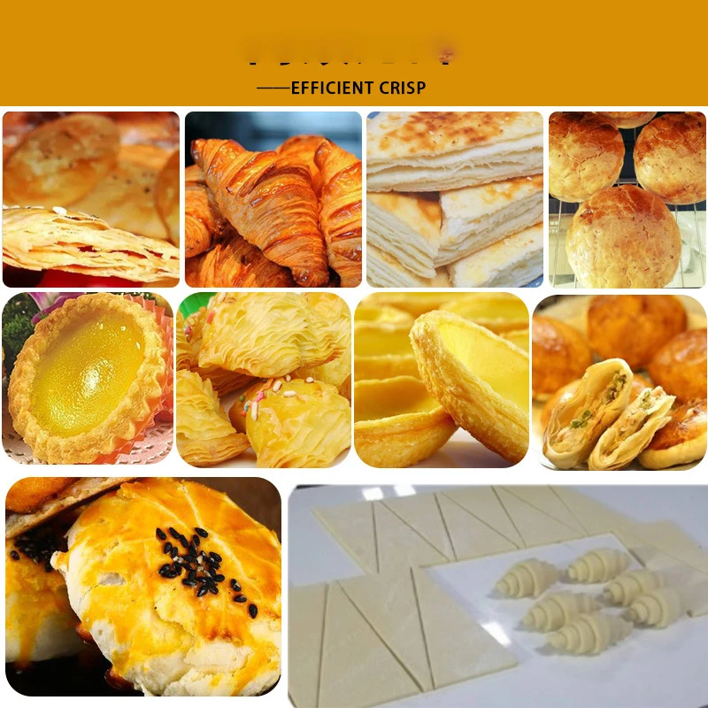 التجارية المستمرة الكرواسون العجين تشكيل القاطع Plc الدنماركية نفخة المعجنات دونات