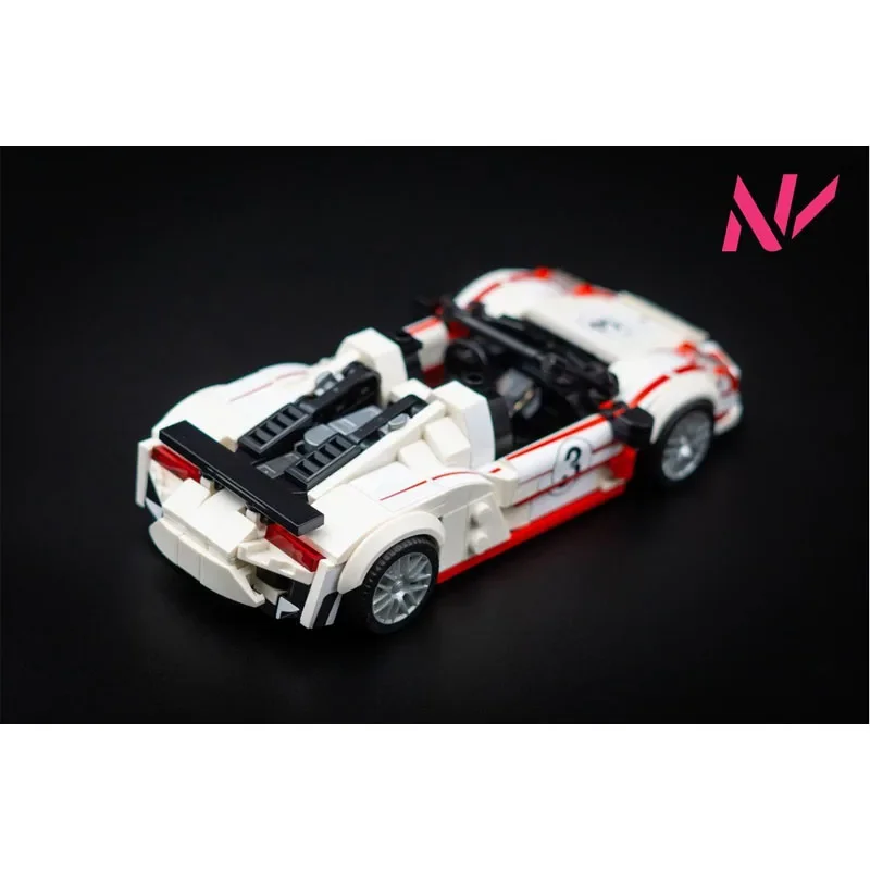 

MOC-152528Классический культовый трансформируемый спортивный автомобиль, гоночный строительный блок, модель376 деталей MOC, креативная детская игрушка на день рождения для мальчиков, подарок
